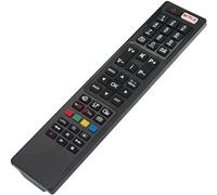 VINABTY RC4848F Télécommande de Remplacement pour Hitachi TV 50HK6T74U 49HK6T74U 24HB1J65U 32HB6T61U 40HBT42A 43HB6T62H 32HB6J61U 43HBT42A for JVC RC-4848F LT-40C860 LT40C860 for Polaroid P55FS0756A