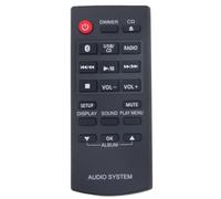VINABTY Remplacement de la télécommande N2QAYB000984 Sub N2QAYB000944 N2QAYB001149 pour Panasonic CD Stereo System SC-HC395EG SC-HC397EB SC-HC397EG SC-HC395 SC-HC397 SC-PM602 SA-PM602 SB-PM500 HC302