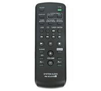 VINABTY RM-SCU37B Télécommande de remplacement pour Sony LBT-SH2000 SS-SH2000 CMT-BX3 CMT-BX30R CMT-FX205 CMT-FX200 HCD-CBX3 HCD-BX30R RM-SCU37 MHC-EX700 MHC-EX600 MHC-EX99 MHC-EX88 MHC-EX900 MHC-EX66