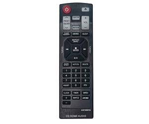 VINABTY Télécommande AKB73655724 pour LG Mini chaîne stéréo HiFi Home Audio CM9730 24MA32D-PUN 24MA32DPU 24MA32DPUN M2452D
