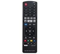 VINABTY Télécommande de rechange pour lecteur Blu-ray LG UBKM9 UP970 UBK90 BP550 BPM55 BPM33 BP330 BP430 BP530 BPM54 BP540 BP630 AKB75135301