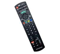VINABTY Télécommande de Remplacement N2QAYB000328 pour Panasonic TX-L19C20E TX-L19C20B TX-L32S10B TX-L37U10E TX-P42C10Y TX-P50S11E TX-L26X10E TX-P50X10Y TX-PF50X10