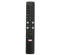 VINABTY Télécommande remplacée Convient pour TCL TV 43S6800FS 49S6800FS 55DC760 75P618 55QLED800 50QLED800 U49C7006 U75C7006 U65C7006 XESS X2 55EP640 50EP640 65EP640 65P815 50P815 55P815 55EP680