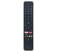 VINABTY Télécommande remplacée Convient pour Telefunken Techwood TV TKA43UHD19B U43XA53B TD50AND20BT U65XA53B TD55AND20BT U55XA53B TD65AND20BT TD58AND20BT D65V900M4CWH,sans Fonction vocale