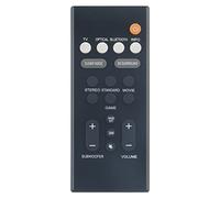 VINABTY Télécommande remplacée Convient pour Yamaha Sound Bar SR-B20A SR-C20A SR-B20ABL ATS-C200 SR-C20ABL VDQ7630