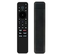 VINABTY Télécommande vocale de rechange avec touches rétroéclairées pour TV Sony 4K Ultra HD LED BRAVIA XR-75X95L XR-65X95L XR-77A95L KD-55X75WL KD-50X75WL KD-65X75WL KD-75X75WL K85XR70 KD-43X80L