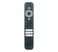 VINABTY Télécommande Vocale Remplacée Convient pour TCL QLED TV 55C735 65C735 75C735 43P635 50P635 55P635 65P635 75P635 43P745 50P745 55P745 65P745 75P745 85P745 55Q550G 50Q550G 65Q550G ARC902V-FMR1