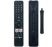 VINABTY Télécommande Vocale Remplacée Convient pour Telefunken/Medion TV RC1832 - MSN40081771 - MSN40083957 XU43TO750S XU50TO750S XU55TO750S XU65TO750S XH24AN550MV D32H554X2CWI,avec a vocale