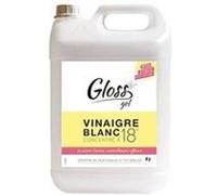 Vinaigre blanc ménager 18° - bidon de 5 litres - gloss Blanc G