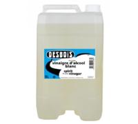 Vinaigre d'Alcool Blanc 8% d'Acidité Desbois 10L/Bidon 1 Bidon