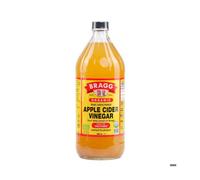 Vinaigre de cidre bio Bragg non filtré avec la mère 946ml - Bouteille verre de 946ml