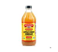 Vinaigre de cidre de pomme bio avec la mère - Bragg - Bouteille verre de 473ml