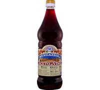 Vinaigre de vin rouge, 6% d'acidité, bouteille PET de 1000 ml