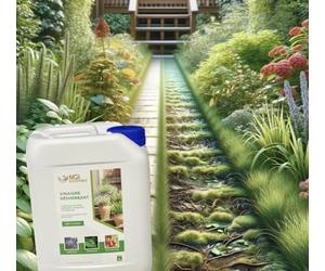 Vinaigre désherbage -Désherbant Naturel Puissant,Nettoyant et Détartrant Multi-Usages -Jardin,Maison,Extérieur -Utilisable en Agriculture Biologique(Fongicide/Bactéricide) -Fabriqué France (4 X 5L)