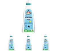 Vinaigre Ménager Citron Gel - Nettoyant Détartrant Multi-Surfaces Naturel et Ecocert - Fabriqué en France - 500 ml (Lot de 4)