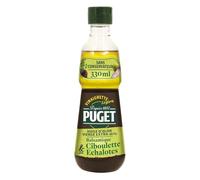 Vinaigrette Biphasée Légère au Vinaigre Balsamique, Ciboulette et Échalotes, à l’Huile d’Olive Vierge Extra 16 %, 33 cL, Sans Conservateur - Lot de 3
