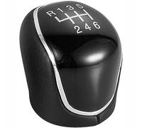 VINAMY Pommeau De Levier De Vitesse pour Ford C-Max 2007-2021,Couvercle De Levier De Vitesse Poignée De Boîte Vitesses Bouton De Changement De Vitesse Pièce De Rechange,6-Speed Black