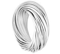 Vinani la multinationale 3ème anneau d'enveloppement brillant massivement mobile le sterling l'argent 925 anneaux de partouze à trois 2R3N