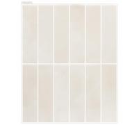 VINATO 10 Pièce 3D Crédence Adhésive Pour Cuisine,Carrelage Adhesif Mural Cuisine,Carrelage Adhesif Mural Salle de Bain,Stickers Carrelage,Imperméable Anti-huile,Facile à Nettoyer(Beige,22.9x29cm)