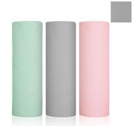 VINATO 60 Pièces Rouleau de Chiffons de Nettoyage, 25x25cm, Déchirable Réutilisable Essuie Tout Lavable, Chiffon Absorbant Multiusage, Rouleaux de Lingettes pour Cuisine Salle de Bain Maison