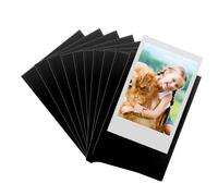 VINATO Cadre Photo Magnétique Frigo pour Photos Polaroid Instax Mini, 10 Pièces, Pochette Aimanté Frigo pour Format 9 cm x 5,8 cm, Noir