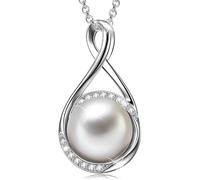 VINATO Colliers pour Femmes, Pendentifs en Argent Sterling 925 Hypoallergénique, Cadeaux d'anniversaire pour elle, Cadeaux pour Femme