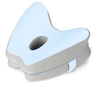 VINATO Coussin de Jambe, Entrejambe Papillon Orthopédique à Mousse Mémoire, Coussin Genoux Jambe pour Dormir en Mémoire Conçu, Tissu Refroidissant, Housse Amovible Lavable, pour Dormir Côté（Bleu）