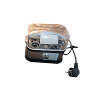 VINATO Cuiseur à Œufs Électrique 6 Œufs | Œufs Mollets, Coque, Durs & Pochés | Nettoyage Facile cuiseur oeuf, argent