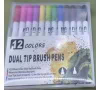 VINATO Feutres à l'Eau pour Coloriage Adulte et Enfants, Feutres Double Pointe pour Dessin, Journalisation, Scrapbooking et Projets Artistiques