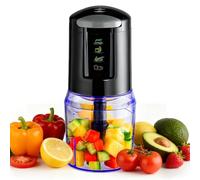 VIANTO Hachoir Électrique Multifonction 300W - Robot de Cuisine avec Mixeur, Trancheur d'Oignons et Bol Gradué 500ml pour Légumes, Herbes, Viande