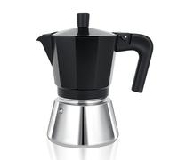 VINATO Nouvelle Cafetiere Italienne Induction, Cafetière Moka 6 Tasses, Cafetière pour le Camping, avec Soupape de Sécurité