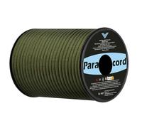 VINATO Paracord 4mm, 30M Corde Nylon 9 Brins Paracord 550 Corde Parachute Cordelettes Résistant à la Déchirure Cordes Tente Corde Escalade Polyvalent pour l'artisanat, Survie, Extrieur, Vert Olive