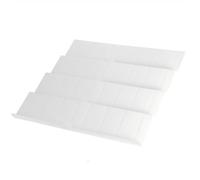 VINATO Rangement Épices Cuisine Tiroir Modulable et Réglable, Blanc | Organisateur Tiroir Cuisine 8 Pièces en Plastique, Rangement Tiroir Cuisine Ajustable 23-46 cm