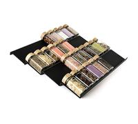 VINATO Rangement Épices Cuisine Tiroir Modulable et Réglable, Noir | Organisateur Tiroir Cuisine 8 Pièces en Plastique, Rangement Tiroir Cuisine Ajustable 23-46 cm
