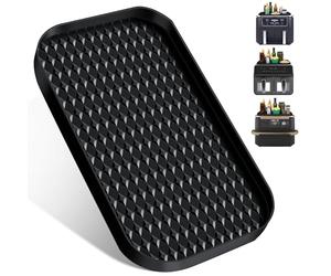 VINATO Silicone Tapis pour Air Fryer Support de Rangement, pour Ninja AF500EU AF400EU AF451EU, Accessoires Tapis de Coussin pour Foodi Max Dual Zone 9,5L-10,4L, Anti-poussière Facile à Nettoyer