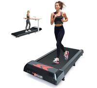 VINATO Tapis de Course 3 en 1 Inclinable 5% - Tapis de Marche 2-8 km/h, 2.5 CH, Compact pour Maison/Bureau, Max 120 kg - LED, App, Télécommande