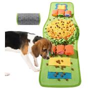 VINATO Tapis de Fouille Chien, 80 * 30cm Tapis de Léchage, Antidérapant, Lavable et Pliable Jouet de Fouille Alimentation Lente Jeu Intelligence Chien pour Lapin, Chat