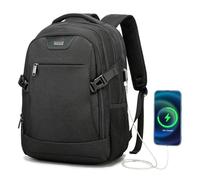 VINBAGGE Sac à Dos Ordinateur Portable 15.6 Pouces Sac de Voyage Imperméable Sac à Dos d'affaires Loisir Sac a Dos PC Portable pour Affaire Scolaire