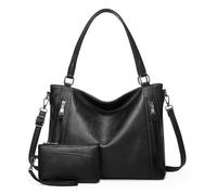 VINBAGGE Sac à Main Femme Grand Capacité - Ensemble 2 Pièces Sac Cabas Fourre-Tout en Cuir Synthétique Set de Sacs Portés Épaule Idéal pour Cours, Travail et Voyage