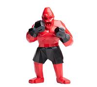 Vinbcorw Gorille Décoration, Statuette Résine Origami Animaux Design Intérieur, Rouge