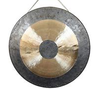Vinbcorw Original Tam Tam Gong, y Compris Le Bois/Dentelle de Coton pour la méditation comme Fond sonore rêve fantasque et Voyage pour la thérapie ou la Simple Relaxation,25cm