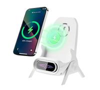 VinBee Support de téléphone portable rechargeable sans fil pour iPhone - Support magnétique sans fil - Support de téléphone portable utilisé lors de la perforation