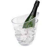 Vinbouquet bac à glaçons transparent pour une bouteille, abs, 20 x 20. 5 x 24 cm G