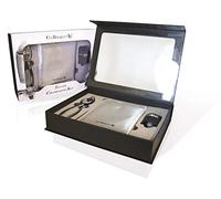 Vinbouquet FI 049 Set Cava Argent Produits, Acier Inoxydable, 30x21x6 cm