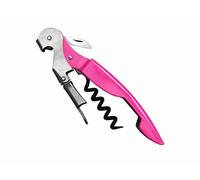 VinBouquet FID 195, Tire-Bouchon Serveur, Décapsuleur 2 Temps, Abs, Rose, 16 x 8 x 2,3 cm