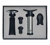 Vin Bouquet FI 003 Set Pompe Twist Tire-Bouchon Acier Inoxydable