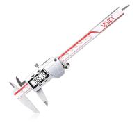 VINCA Absolute Origin DCRA-0605 Pied à coulisse numérique de qualité IP54 0-150 mm, conversion pouces/métrique, en acier inoxydable, boîtier entièrement en métal, grand écran LCD