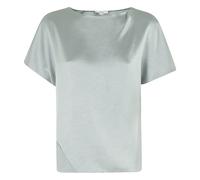 Vince, Femme, Blouses et Chemises, Vert, Taille: 40 FR Blouse Satinée Drapée à Manches Dolman