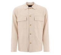 Vince surchemise homme beige en lin et coton - XL