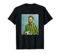 Vincent Aime Le Football en Peinture Portrait Jaune ET Vert T-Shirt